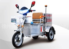 Electric fast cleaning vehicle 120L stainless steel