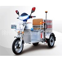 Electric fast cleaning vehicle 120L stainless steel