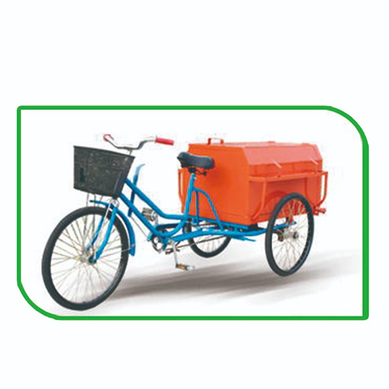 Pedal tricycle cleaning vehicle (230L iron box)