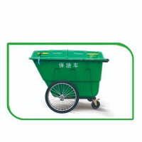 Hand pushed cleaning vehicle (400L plastic bucket)