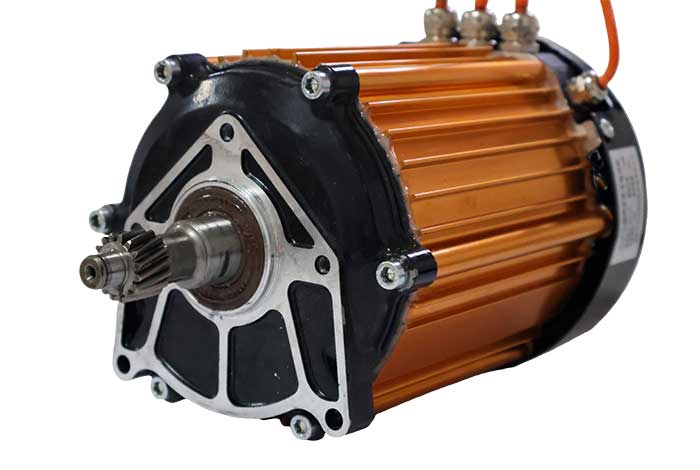 Flat wire motor