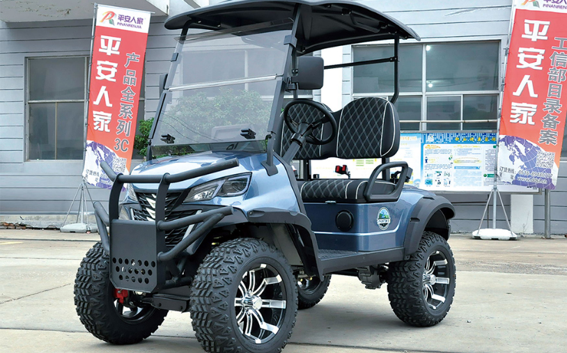 Two seater electric golf cart