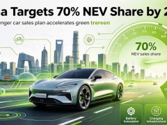 China plans 70% NEV share of new passenger car sales by 2030